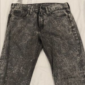 Levi’s 511 acid wash denim